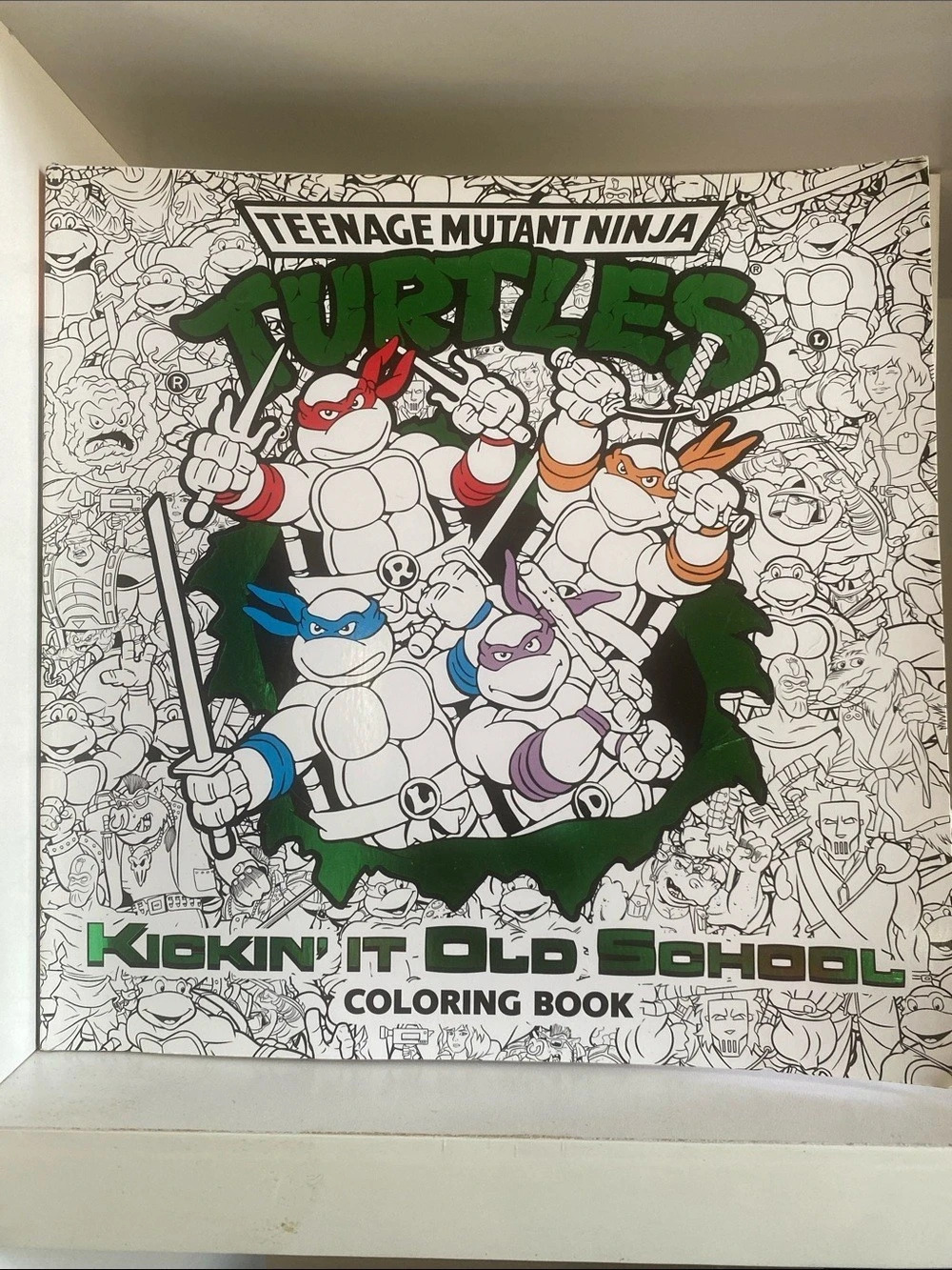 Coloring book Random House Teenage Mutant Ninja Turtles Kickin' It Old School Co